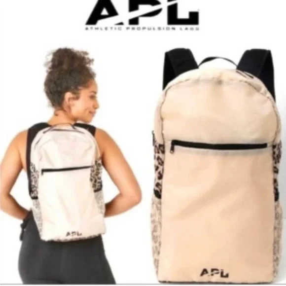 NWT ATHLETIC PROPULSION LABS ALL-PURPOSE PACK BACKPACK?,BEIGE-CHEETAH?, BNWTIB Athletic Propulsion Labs APL Backpack - NWT Cheetah Print | eBay main image 4